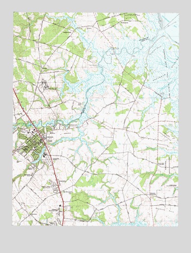 Smyrna, DE USGS Topographic Map