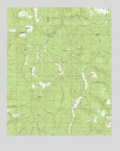 Smyrna, AR USGS Topographic Map