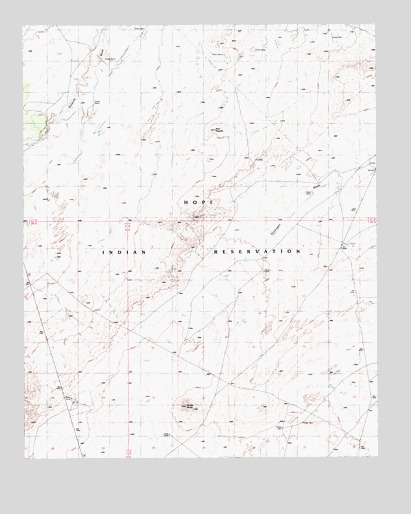 Snake Butte, AZ USGS Topographic Map