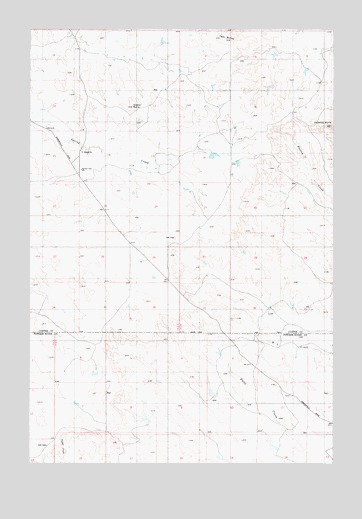 Snake Butte, MT USGS Topographic Map
