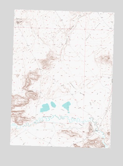 Black Rock Gap, WY USGS Topographic Map