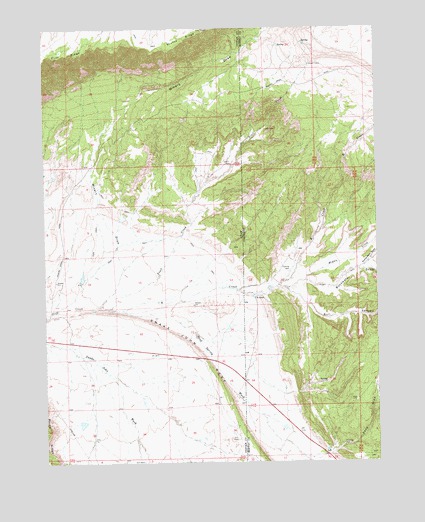 Snake John Reef, UT USGS Topographic Map