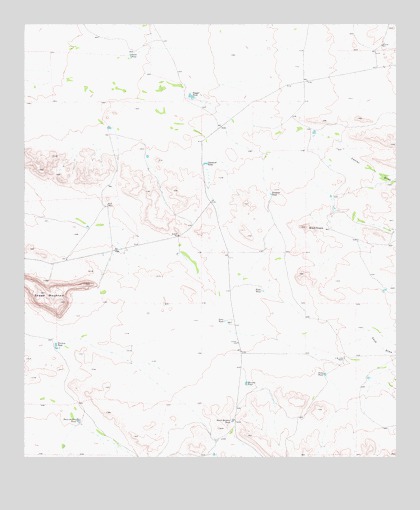 Sneed Mountain, TX USGS Topographic Map
