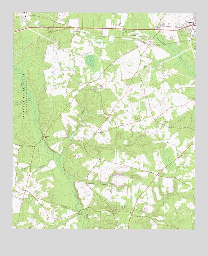 Snelling, SC USGS Topographic Map