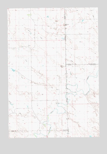 Snider Hill, MT USGS Topographic Map