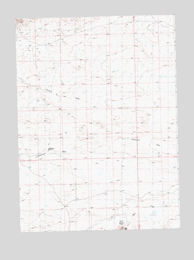 Black Rock North, WY USGS Topographic Map
