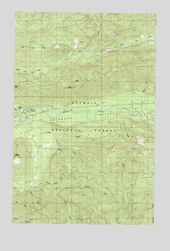 Snider Peak, WA USGS Topographic Map