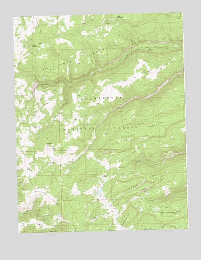 Snipe Mountain, CO USGS Topographic Map