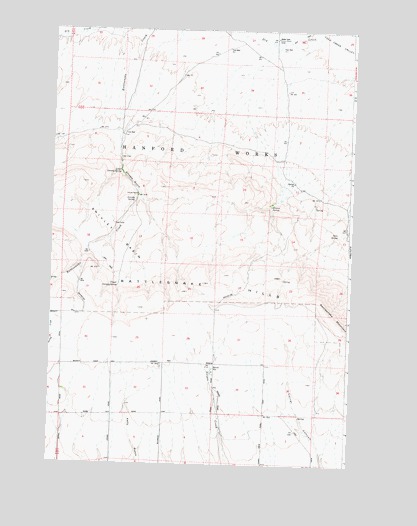 Snively Basin, WA USGS Topographic Map