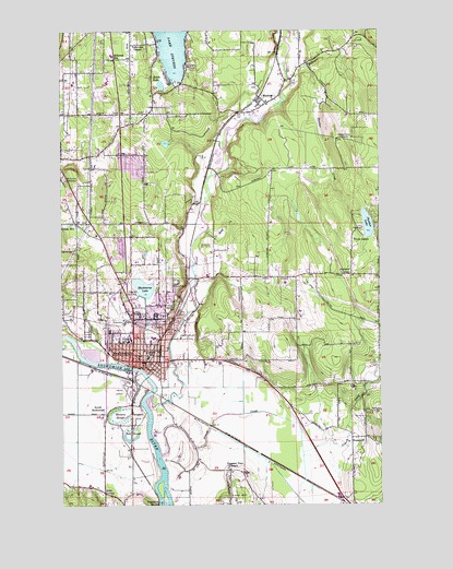 Snohomish, WA USGS Topographic Map