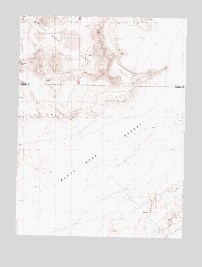 Black Rock Point East, NV USGS Topographic Map