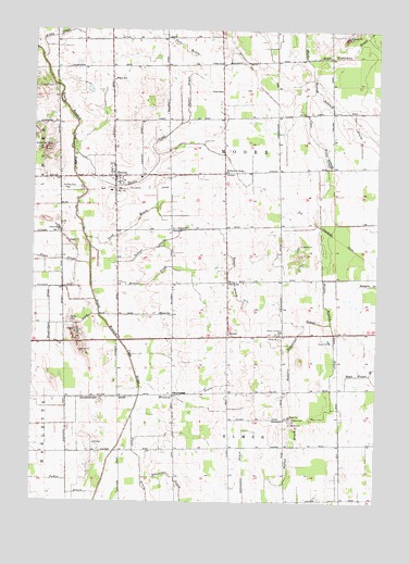 Snover, MI USGS Topographic Map
