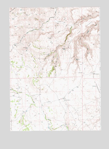 Snow Creek, ID USGS Topographic Map