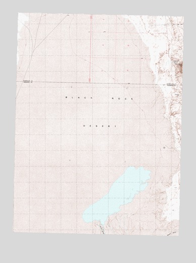 Black Rock Point West, NV USGS Topographic Map