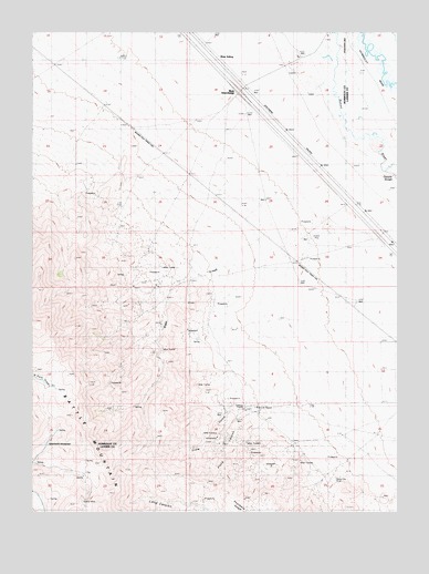 Snow Gulch, NV USGS Topographic Map