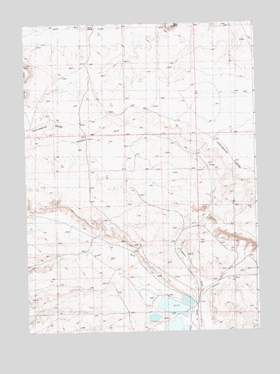 Black Rock South, WY USGS Topographic Map