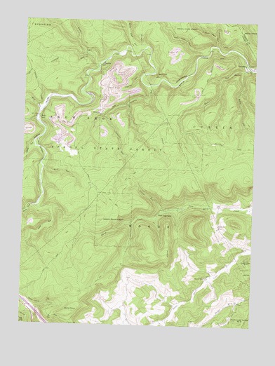 Snow Shoe SE, PA USGS Topographic Map