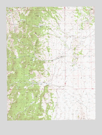 Snowball Ranch, NV USGS Topographic Map