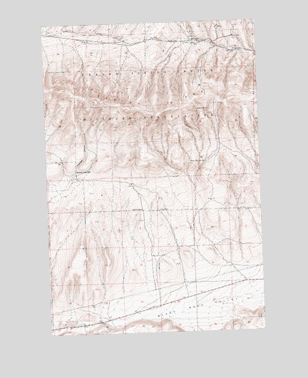 Black Rock Spring, WA USGS Topographic Map