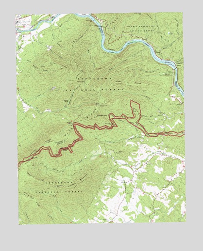 Snowden, VA USGS Topographic Map