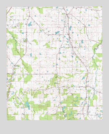 Snowdoun, AL USGS Topographic Map