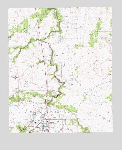 Snowflake, AZ USGS Topographic Map