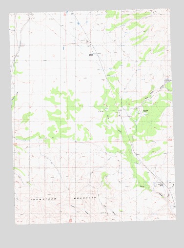 Snowstorm Mountain, CA USGS Topographic Map