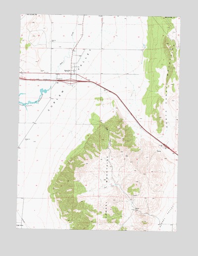 Snowville, UT USGS Topographic Map
