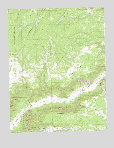 Snyder Flats, CO USGS Topographic Map
