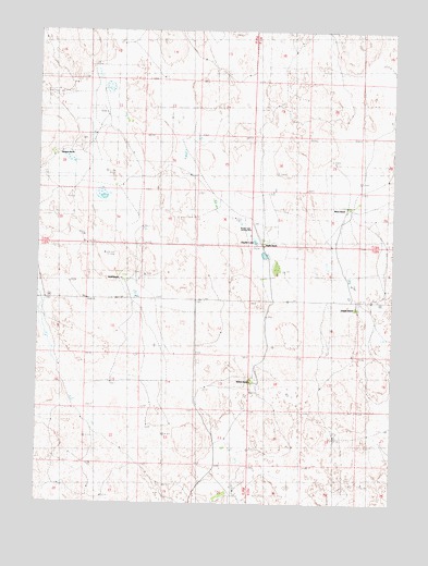 Snyder Lake, NE USGS Topographic Map