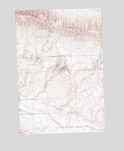 Black Rock Spring SW, WA USGS Topographic Map