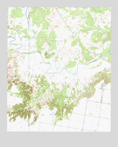Soap Creek, TX USGS Topographic Map