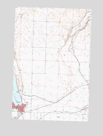 Soap Lake, WA USGS Topographic Map