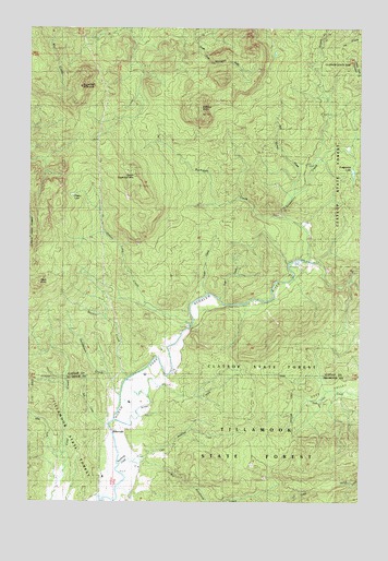 Soapstone Lake, OR USGS Topographic Map