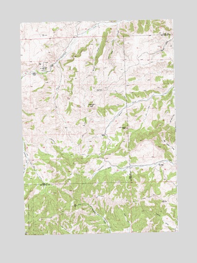 Soapy Dale Peak, WY USGS Topographic Map