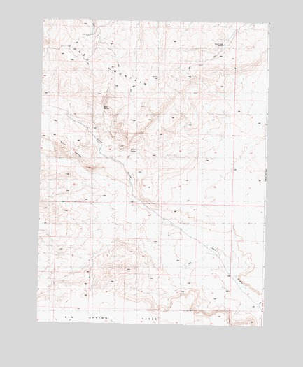 Black Rock Springs, OR USGS Topographic Map