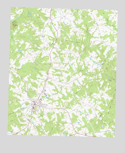 Social Circle, GA USGS Topographic Map