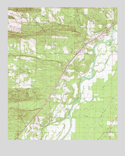 Social Hill, AR USGS Topographic Map