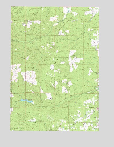 Socialist Valley, OR USGS Topographic Map