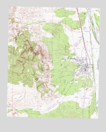 Socorro, NM USGS Topographic Map