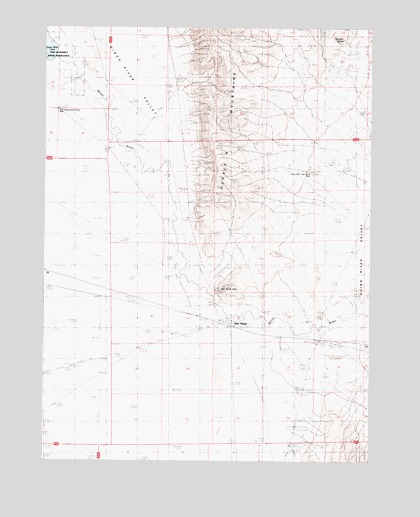Sod House, NV USGS Topographic Map