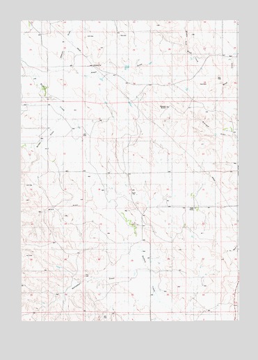 Soda Butte, WY USGS Topographic Map