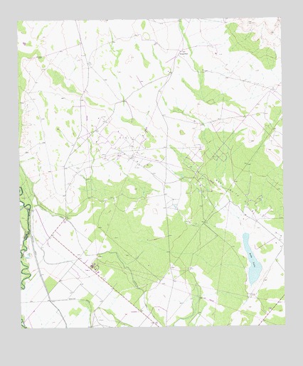 Soda Lake, TX USGS Topographic Map