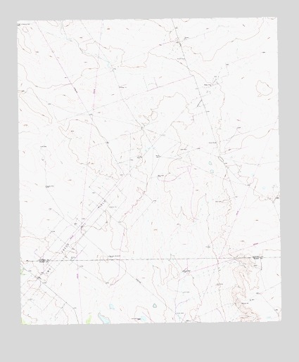 Soda Lake NW, TX USGS Topographic Map