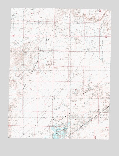 Soda Lake NW, NV USGS Topographic Map