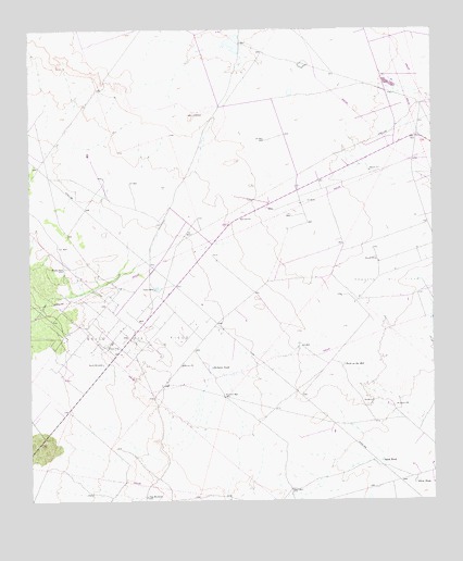 Soda Lake SE, TX USGS Topographic Map