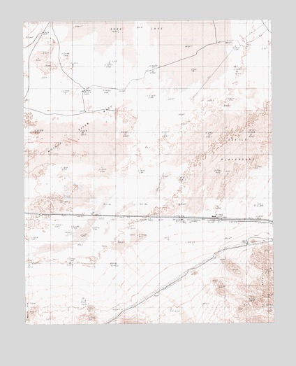Soda Lake South, CA USGS Topographic Map