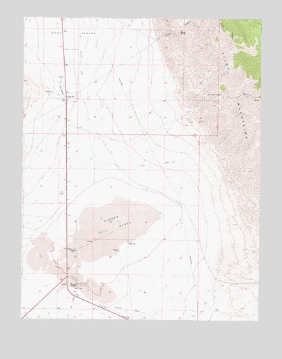 Sodaville, NV USGS Topographic Map