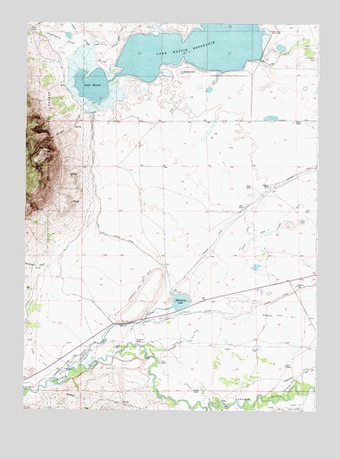 Sodergreen Lake, WY USGS Topographic Map