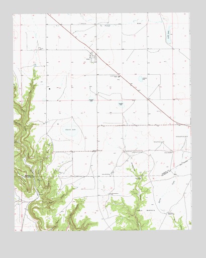 Solano, NM USGS Topographic Map
